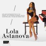 Lola Astanova accordo con Berin Art Management